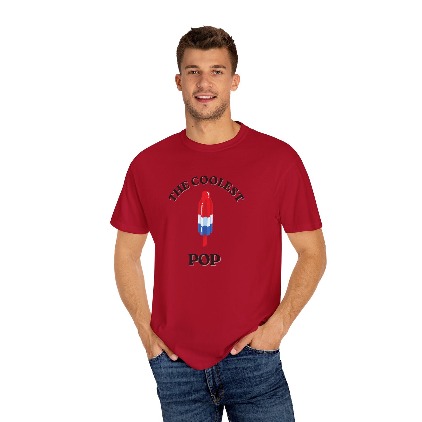 Coolest Pop T-Shirt, Fun Summer Tee, Unisex Graphic Tee, Ice Cream Lover Gift, Beach Party Shirt, Creative Summer Apparel