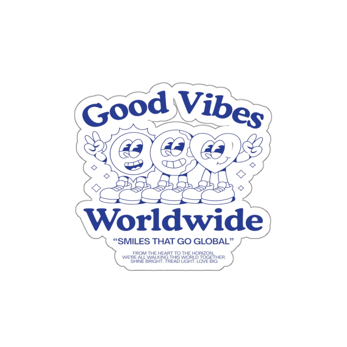 Good Vibes Worldwide Sticker