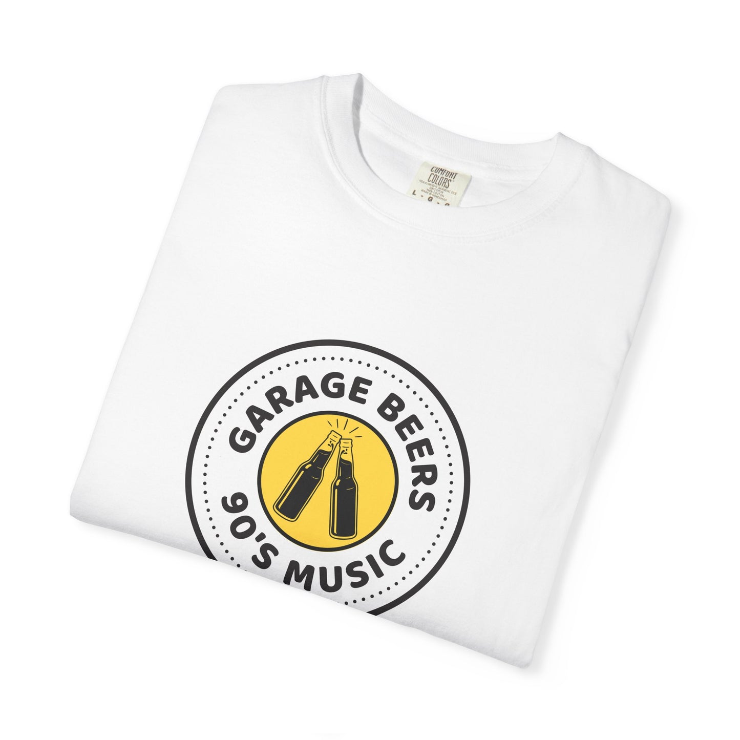 90's Music Garage Beers T-Shirt, Vintage Vibe Tee, Unisex Casual Shirt, Perfect for Parties, Music Lovers Gift, Retro Style Clothing