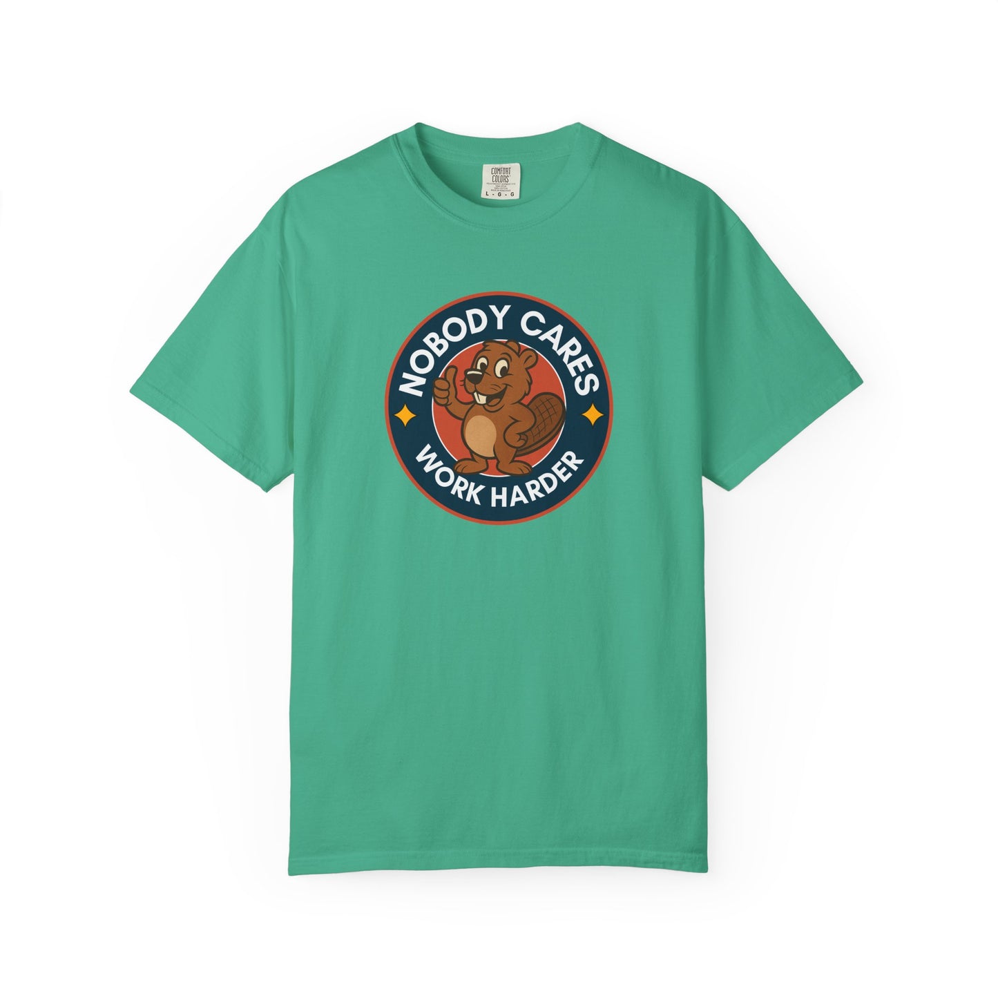Playful Squirrel Motivation T-Shirt - Casual Tee for Fun Vibes, Gift for Friends, Work Harder Reminder, Birthday Gift, Humor Shirt