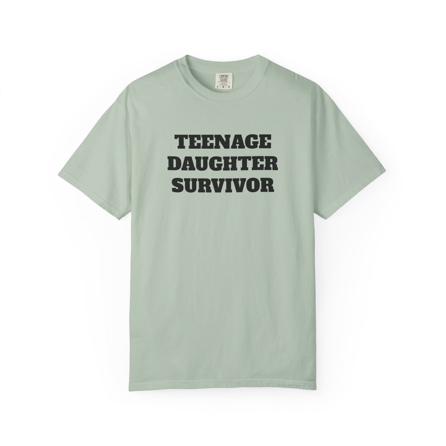 Teenage Daughter Survivor T-Shirt, Humor Tee for Parents, Funny Gift for Moms and Dads, Casual Wear, Parenting Gift, Family Humor Apparel