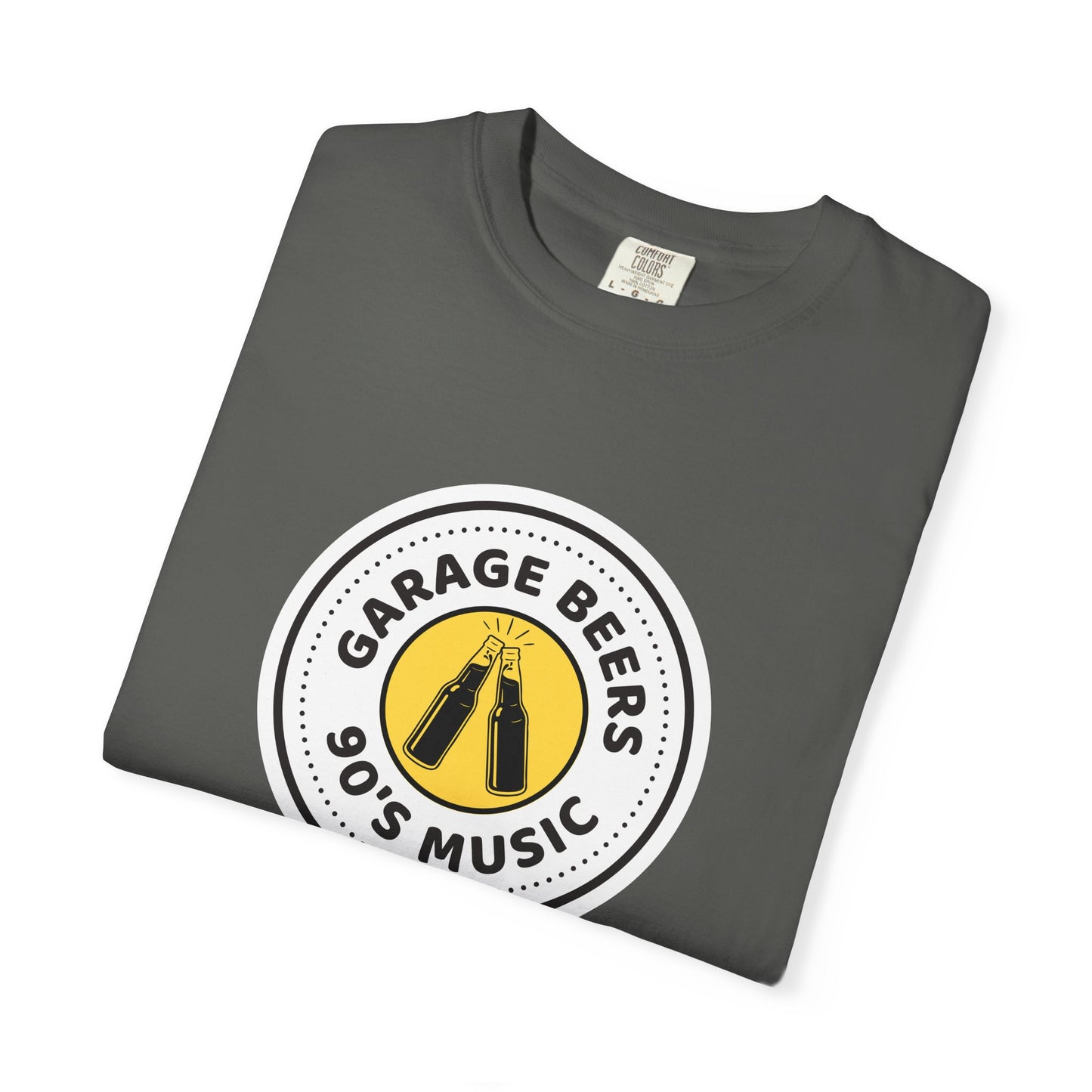 90's Music Garage Beers T-Shirt, Vintage Vibe Tee, Unisex Casual Shirt, Perfect for Parties, Music Lovers Gift, Retro Style Clothing