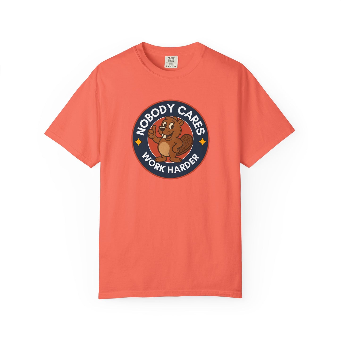Playful Squirrel Motivation T-Shirt - Casual Tee for Fun Vibes, Gift for Friends, Work Harder Reminder, Birthday Gift, Humor Shirt