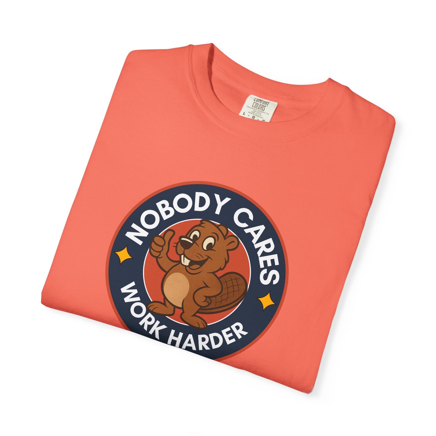 Playful Squirrel Motivation T-Shirt - Casual Tee for Fun Vibes, Gift for Friends, Work Harder Reminder, Birthday Gift, Humor Shirt