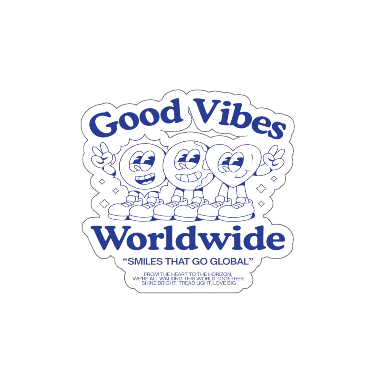Good Vibes Worldwide Sticker