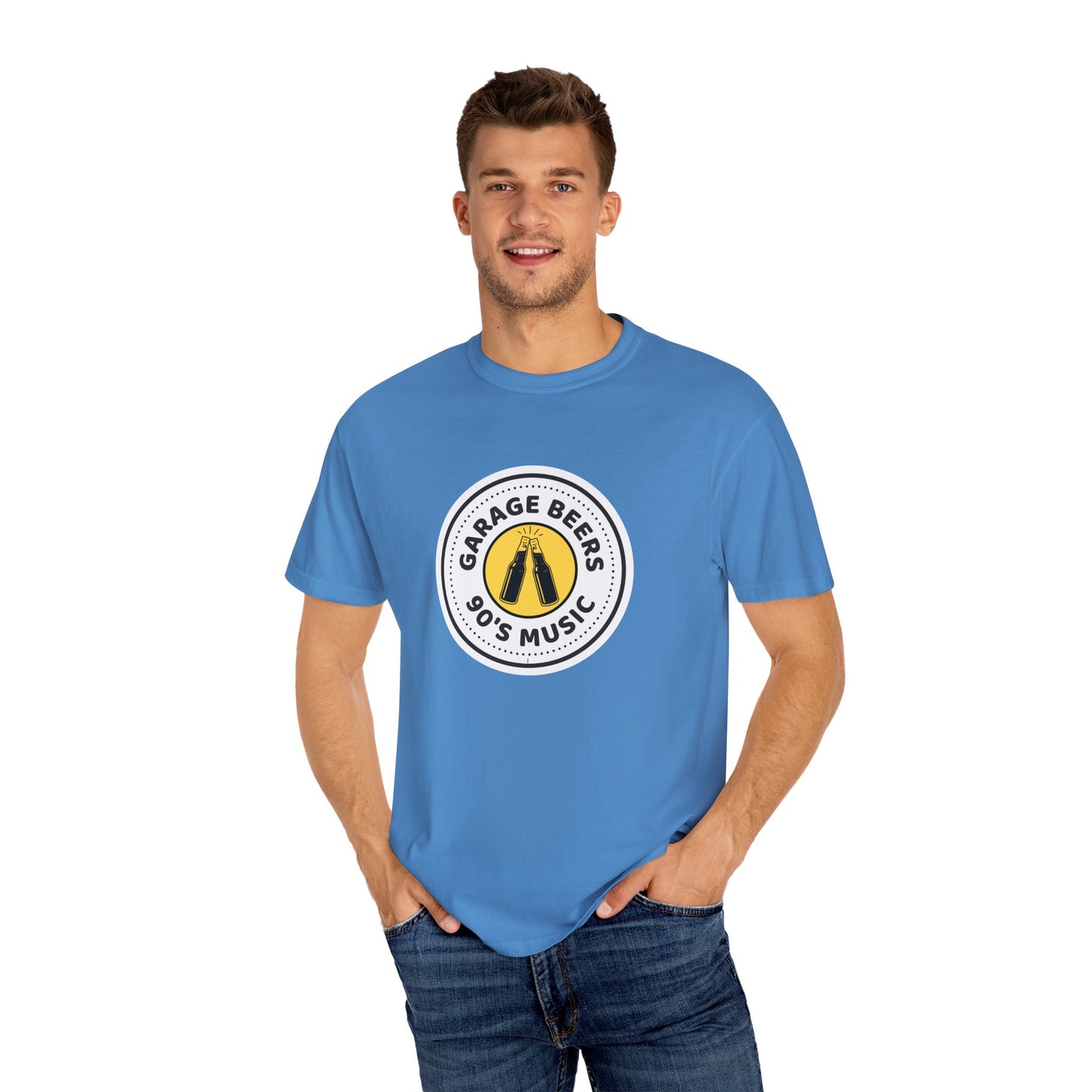 90's Music Garage Beers T-Shirt, Vintage Vibe Tee, Unisex Casual Shirt, Perfect for Parties, Music Lovers Gift, Retro Style Clothing