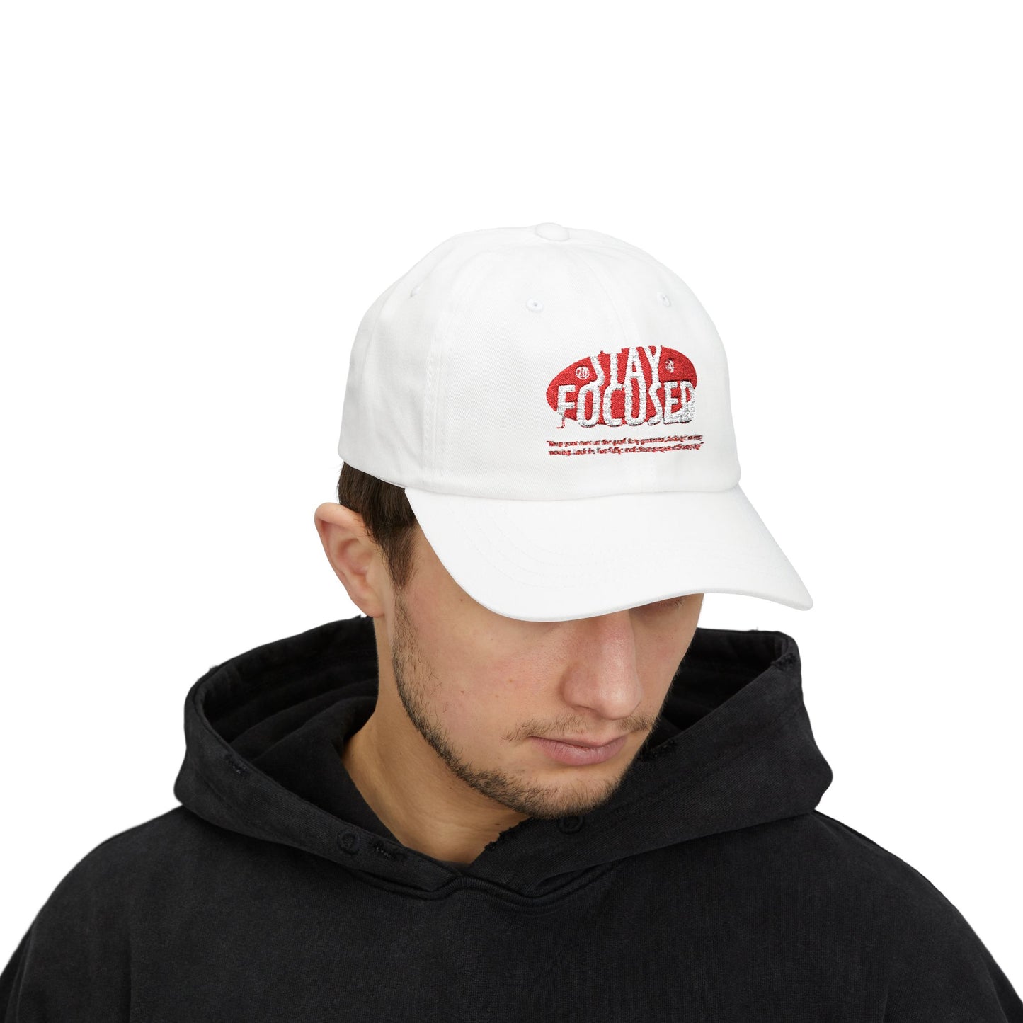 Stay Focused Retro Dad Cap