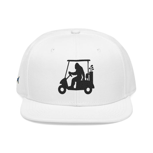 Sasquatch Golf Snapback Hat, Fun Golf Accessories, Dad Hat, Outdoor Adventure Gear, Unique Gift for Golf Lovers, Embroidered Cap