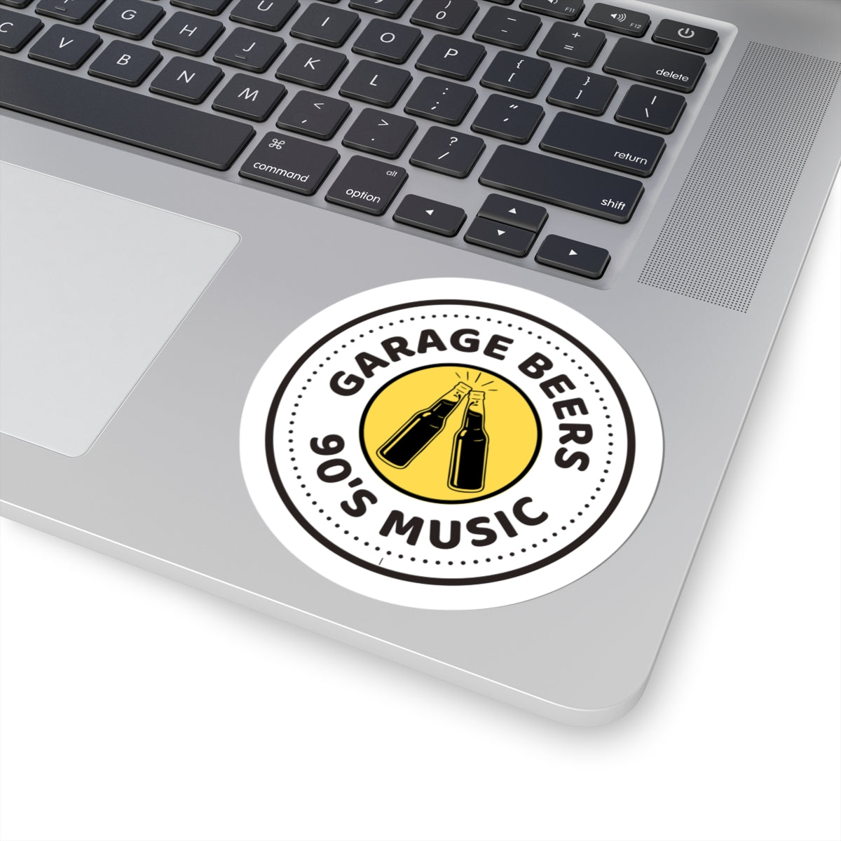 Stickers - Garage Beers and 90's Music Design Kiss-Cut Stickers