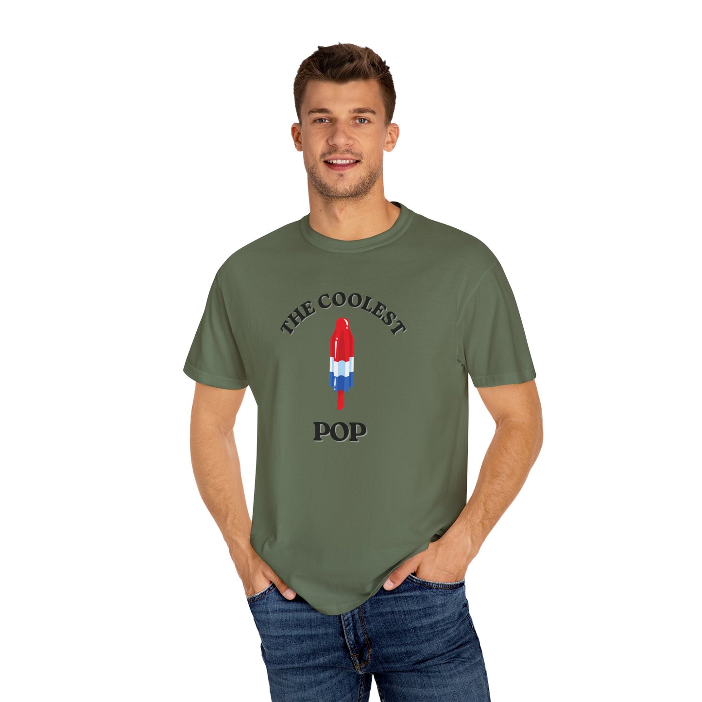 Coolest Pop T-Shirt, Fun Summer Tee, Unisex Graphic Tee, Ice Cream Lover Gift, Beach Party Shirt, Creative Summer Apparel