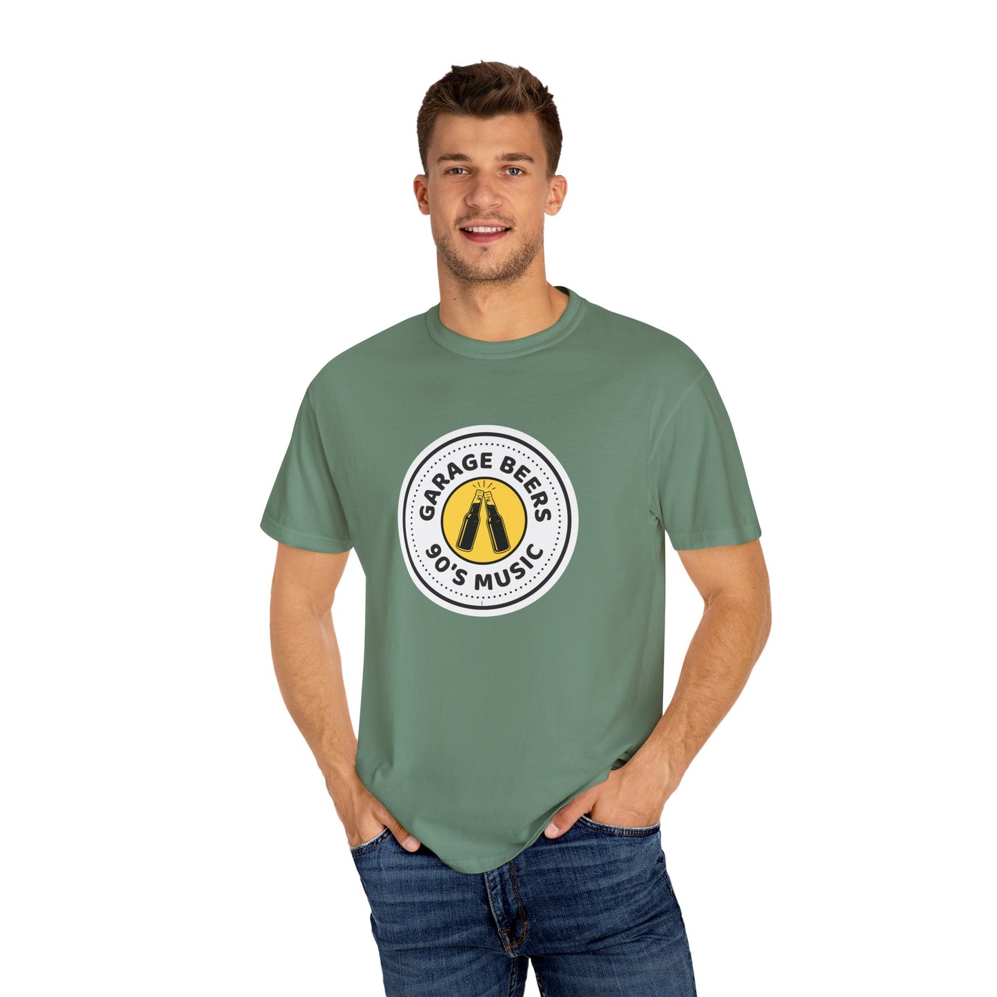 90's Music Garage Beers T-Shirt, Vintage Vibe Tee, Unisex Casual Shirt, Perfect for Parties, Music Lovers Gift, Retro Style Clothing