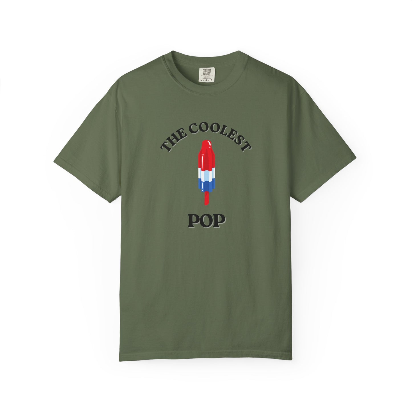 Coolest Pop T-Shirt, Fun Summer Tee, Unisex Graphic Tee, Ice Cream Lover Gift, Beach Party Shirt, Creative Summer Apparel