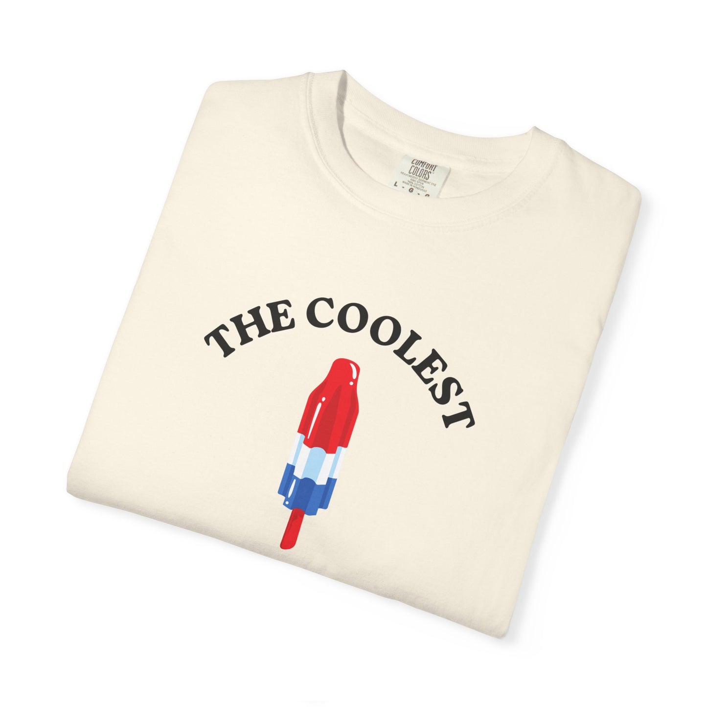 Coolest Pop T-Shirt, Fun Summer Tee, Unisex Graphic Tee, Ice Cream Lover Gift, Beach Party Shirt, Creative Summer Apparel
