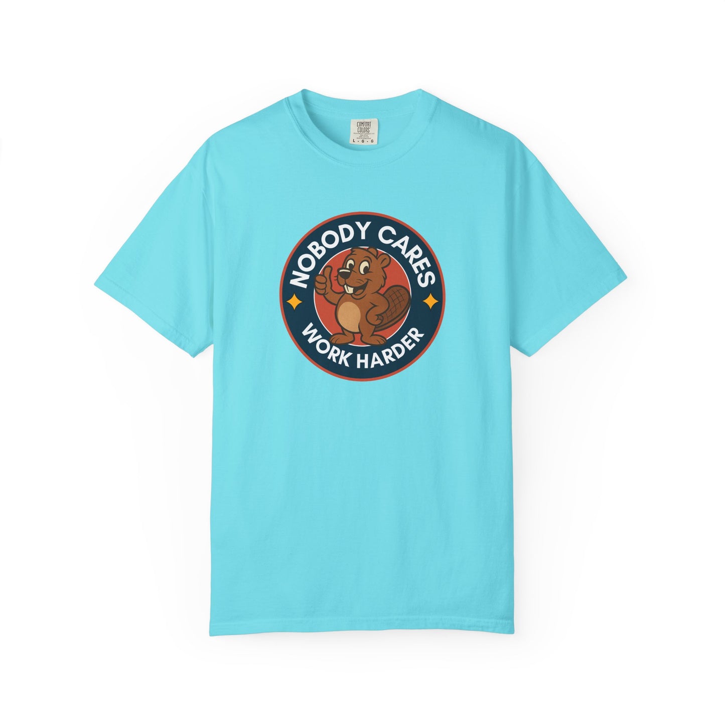 Playful Squirrel Motivation T-Shirt - Casual Tee for Fun Vibes, Gift for Friends, Work Harder Reminder, Birthday Gift, Humor Shirt