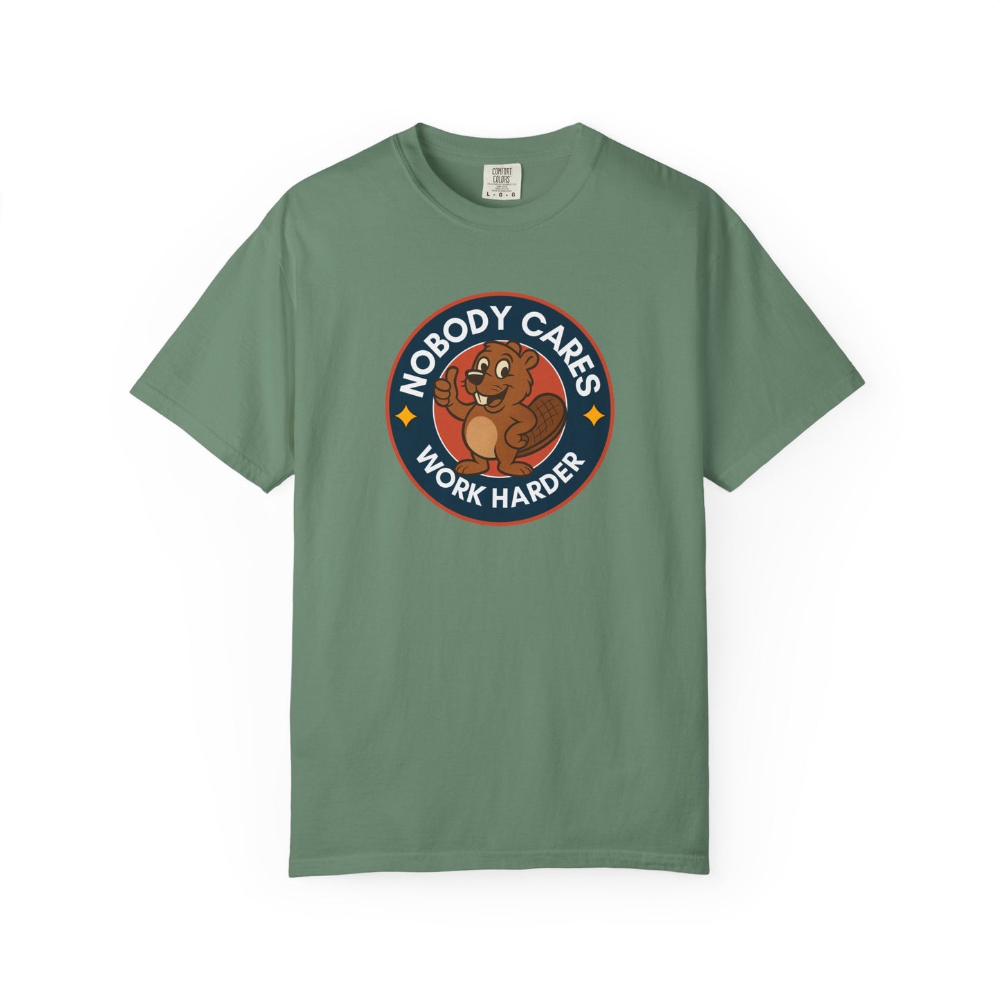 Playful Squirrel Motivation T-Shirt - Casual Tee for Fun Vibes, Gift for Friends, Work Harder Reminder, Birthday Gift, Humor Shirt