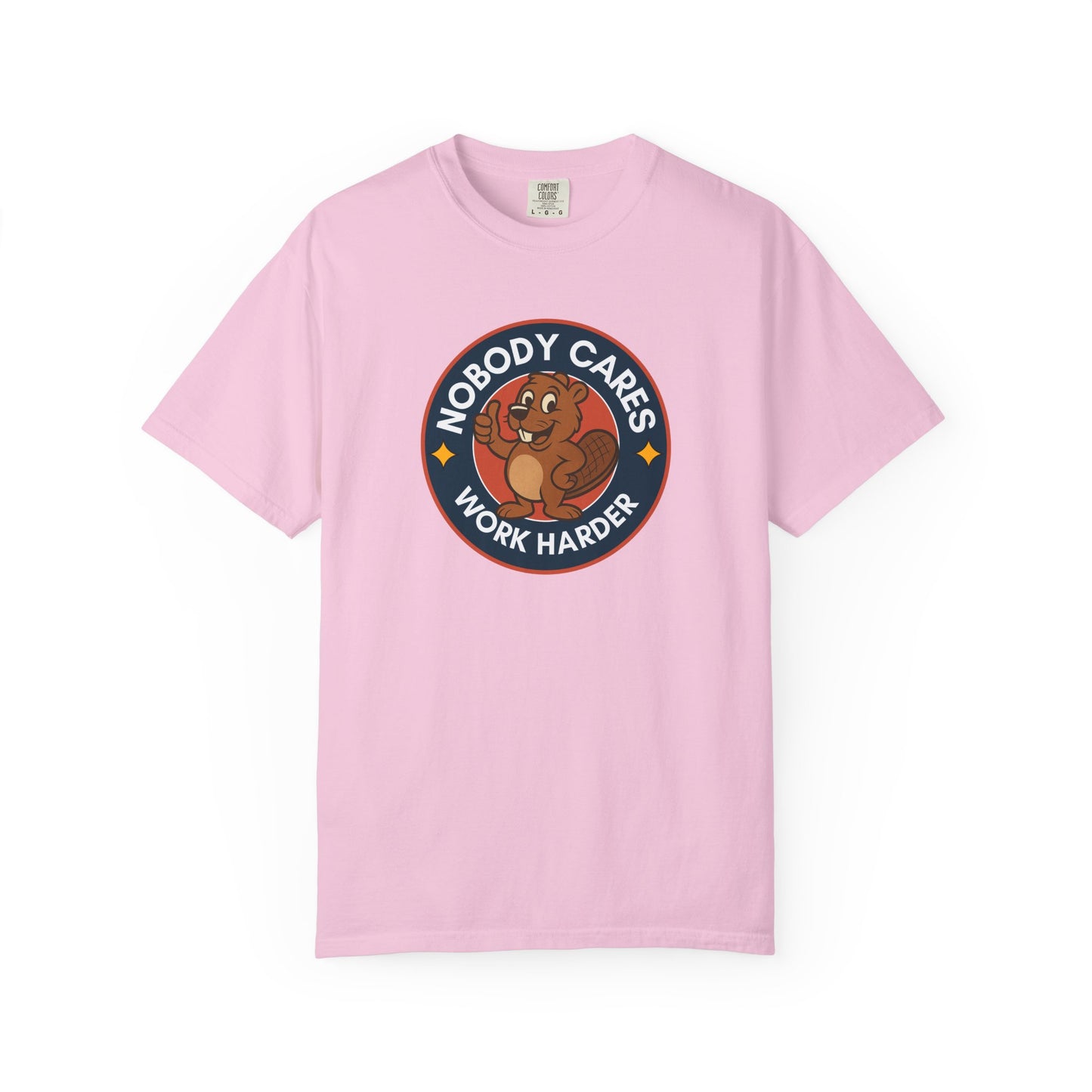 Playful Squirrel Motivation T-Shirt - Casual Tee for Fun Vibes, Gift for Friends, Work Harder Reminder, Birthday Gift, Humor Shirt