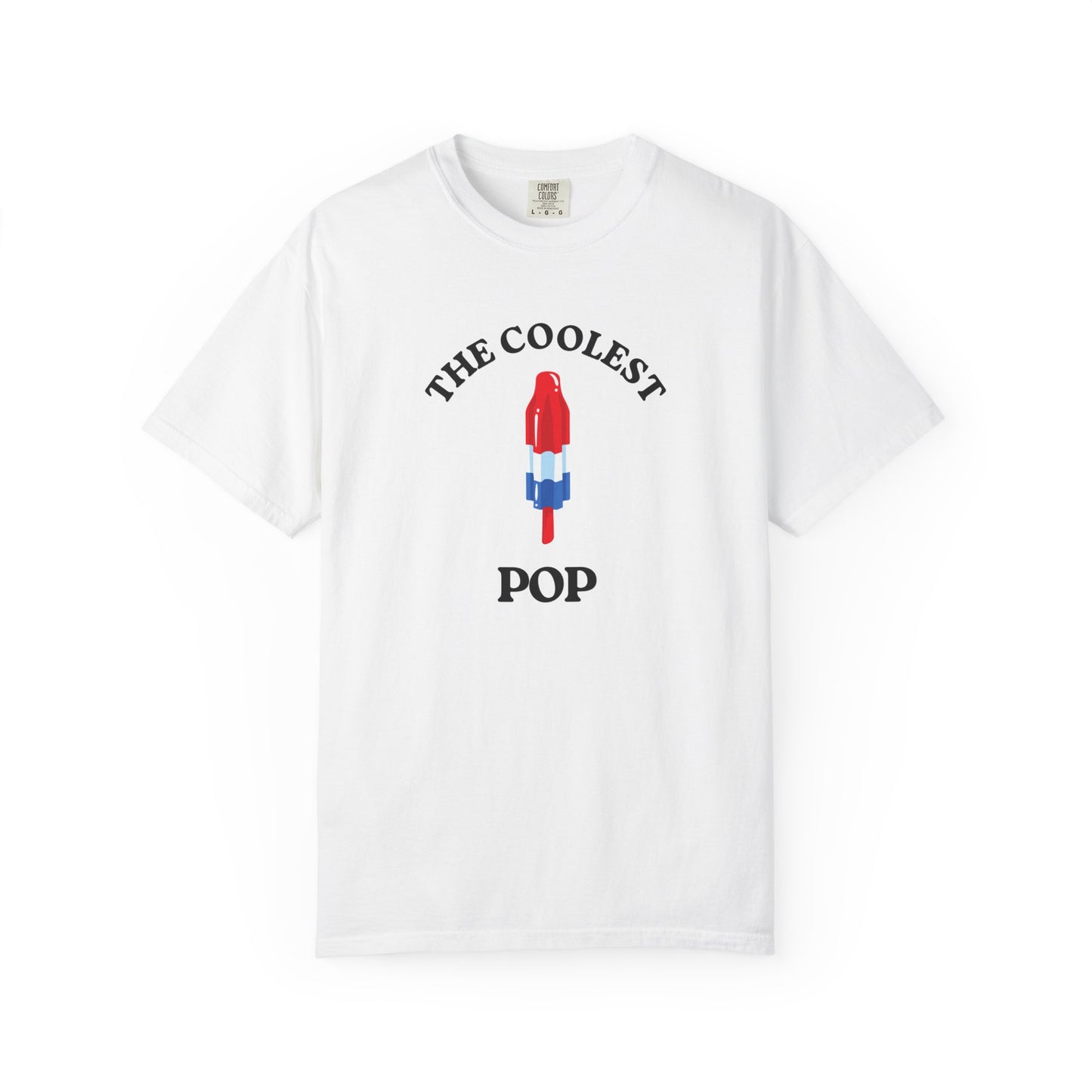 Coolest Pop T-Shirt, Fun Summer Tee, Unisex Graphic Tee, Ice Cream Lover Gift, Beach Party Shirt, Creative Summer Apparel