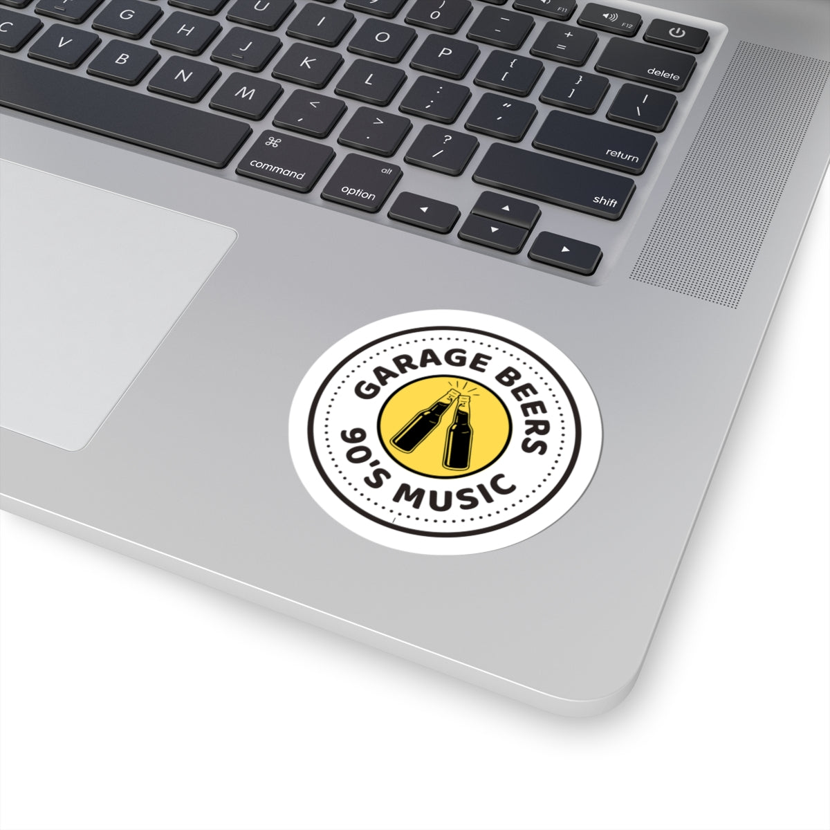 Stickers - Garage Beers and 90's Music Design Kiss-Cut Stickers