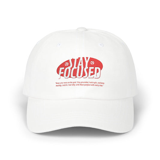 Stay Focused Retro Dad Cap