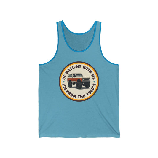 Vintage Ford Bronco Tank Top - Be Patient Design