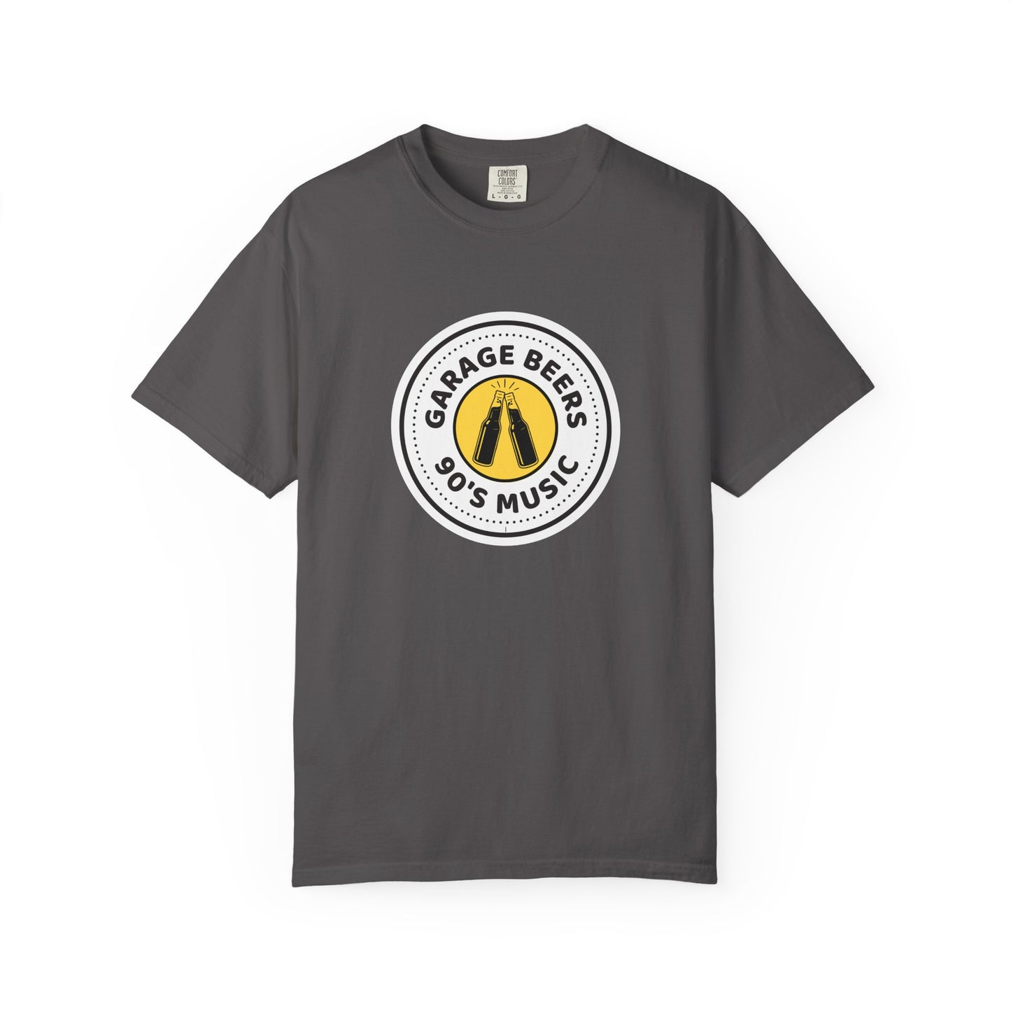 90's Music Garage Beers T-Shirt, Vintage Vibe Tee, Unisex Casual Shirt, Perfect for Parties, Music Lovers Gift, Retro Style Clothing
